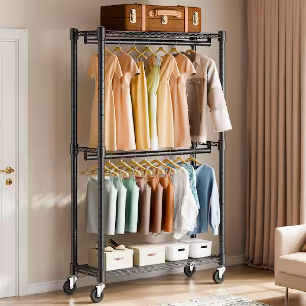Heavy Duty Clothes Rack $40 at Brad's Deals