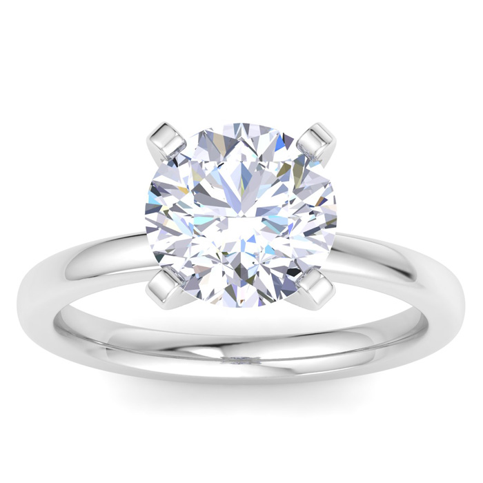 3ct Diamond Solitaire Ring (14K Gold)