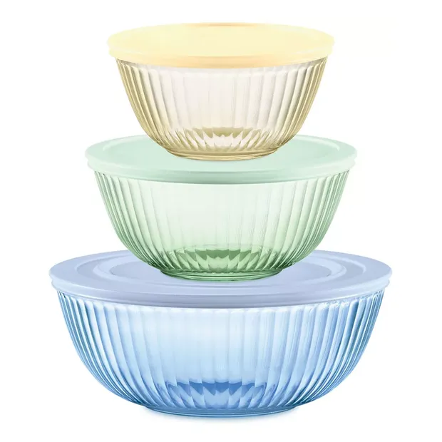 Pyrex 28 Pyrex Mixing Bowl Set $28 at Brad's Deals