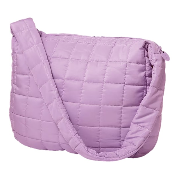 ★TOUT Y EST★ Women's Quilted Shoulder Bag PurpleQP222WBG41 Ulta: Free Quilted Bag with $18 at Brad's Deals