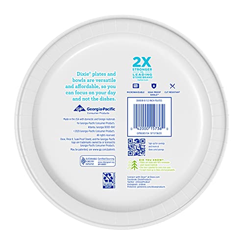 90ct Dixie Paper Plates $6