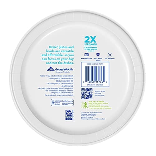 90ct Dixie Paper Plates 6