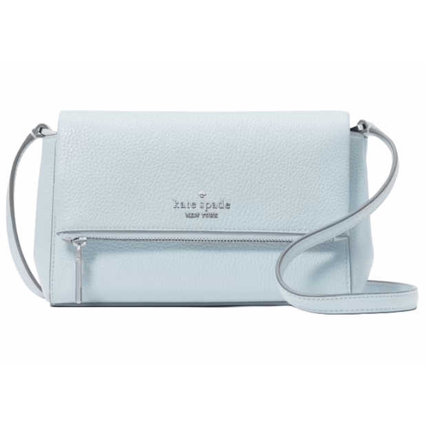 Ready. Set. Shop! Get up to 85% off nearly 1,900 Kate Spade handbags, wallets, garments, and more at Kate Spade Outlet.R Final discounts will appear when you add items to your bag. The featured Leila Mini Crossbody in pebbled leather drops from $329 to $50.62. That's a match to the all-time lowest price. It's big enough to carry most large phones, but small enough for an evening out when you don't want to carry a bulky bag. Shipping is free on orders over $50, or it adds $5. All sales are final, so there are no returns or exchanges.