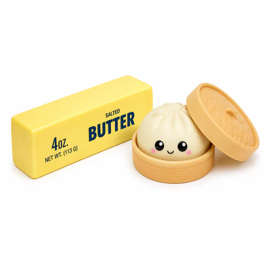 Squishy Butter & Dumpling Fidget Toys $18 at Brad's Deals