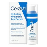 CeraVe Hydrating Hyaluronic Acid Serum: 1 FL OZ (30 mL), designed to hydrate and smooth skin, with essential ceramides, hyaluronic acid, and vitamin B5.