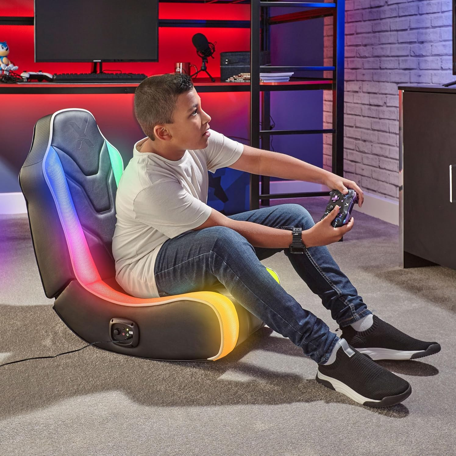 LED Gaming Rocker Chair $97 Shipped