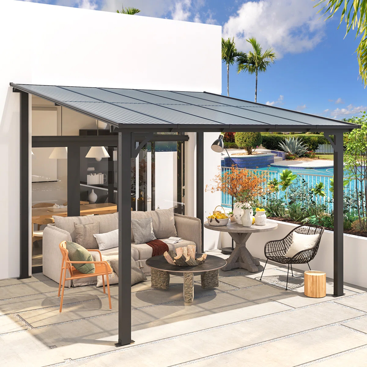 10' All-Season Aluminum Pergola $330