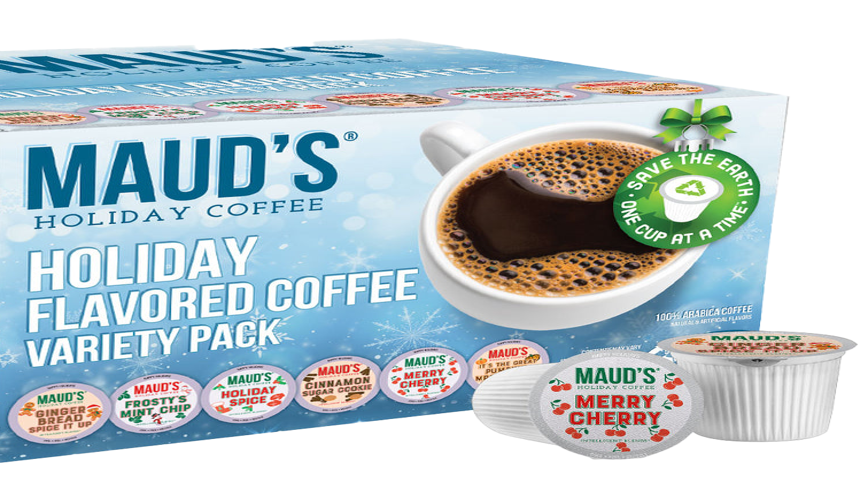 Maud's 42ct Holiday Coffee Pods $22 at Brad's Deals