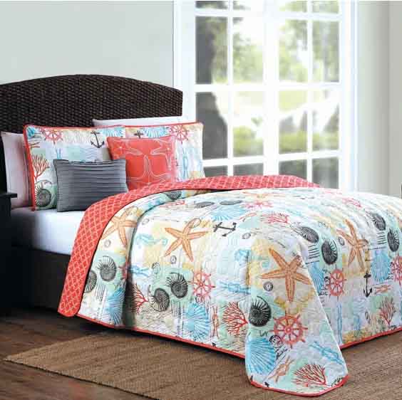 5pc Reversible Queen Quilt Set $30 at Brad's Deals