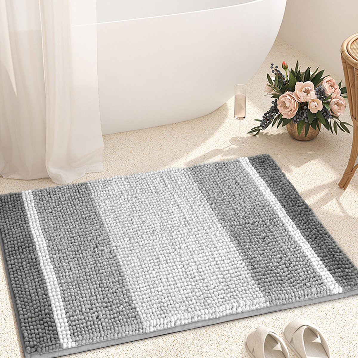 Chenille Bath Mat 11, Ships Free