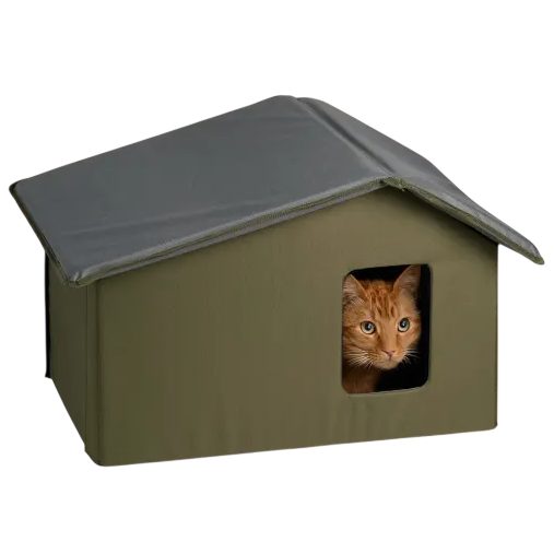 Indoor Heated Cat House $29 at Brad's Deals