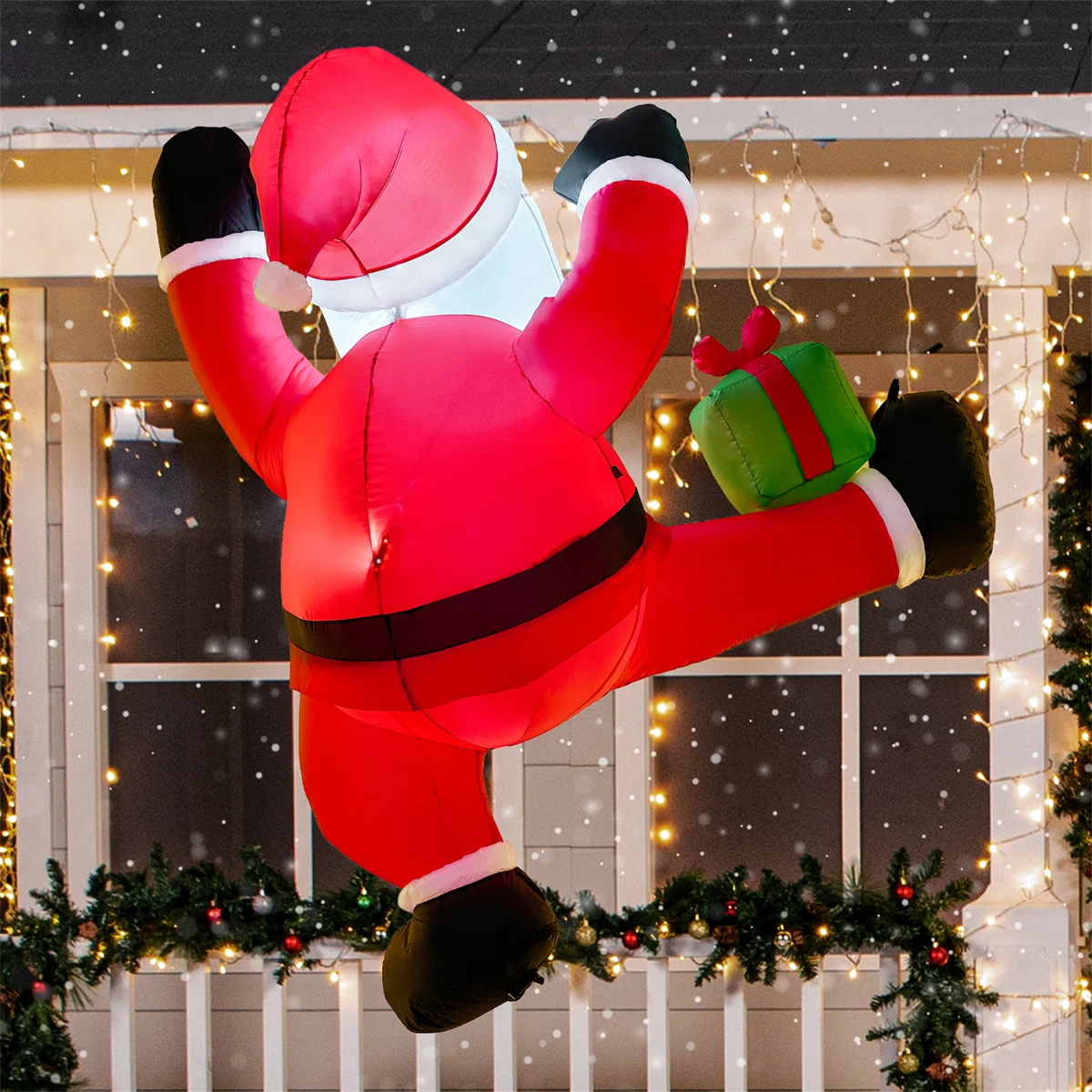6' Inflatable Climbing Santa $30 at Brad's Deals
