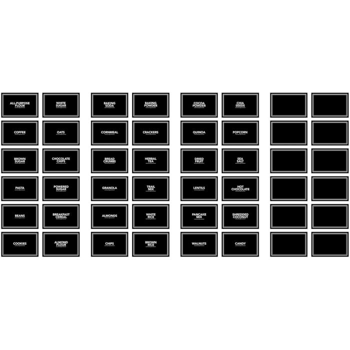 48pk Peel & Stick Pantry Labels $5 at Brad's Deals