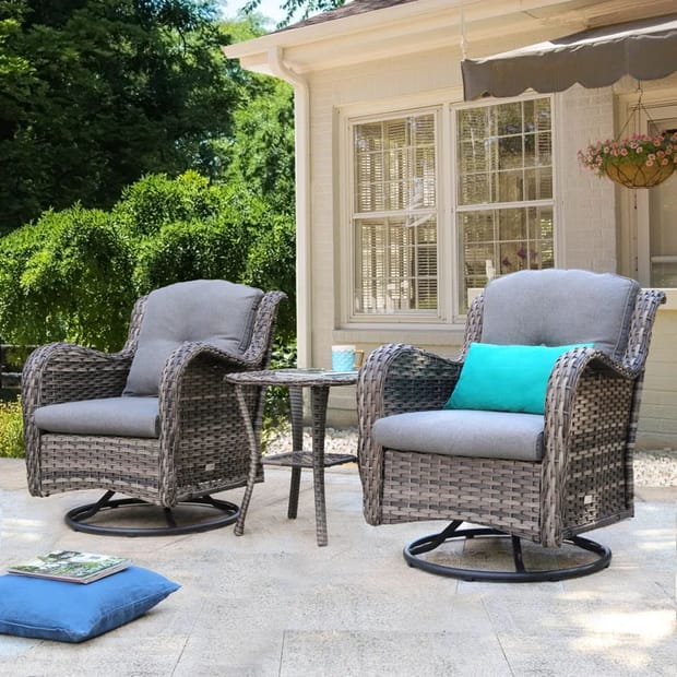 3pc Cushioned Rocker Set $370