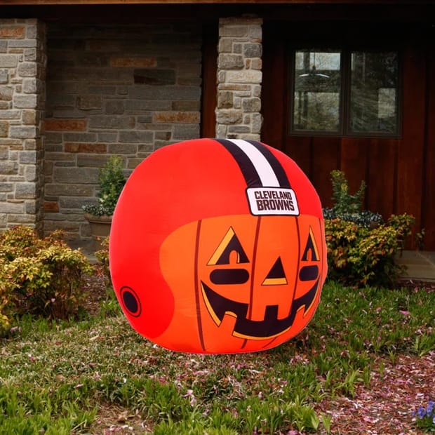 Inflatable NFL Halloween Helmets $47 at Brad's Deals