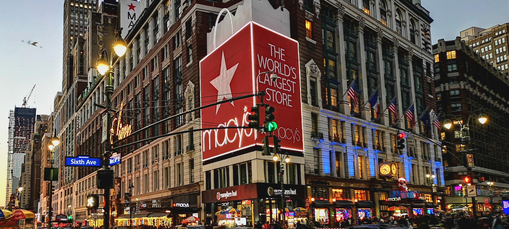 Large Macy's store