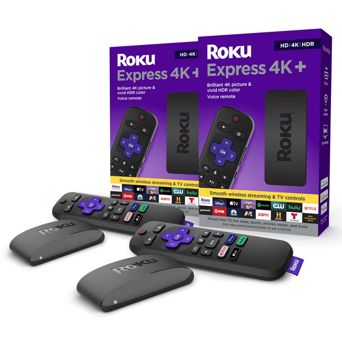 2pk Roku Express 4K+ $50 Shipped at Brad's Deals