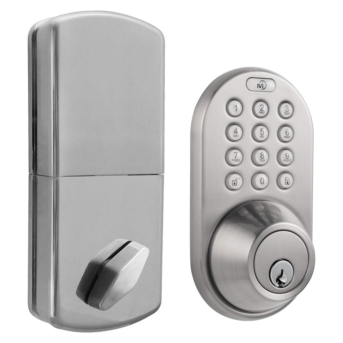 Keyless Entry Pin Keyless-Entry Electronic Deadbolt $52 at Brad's Deals