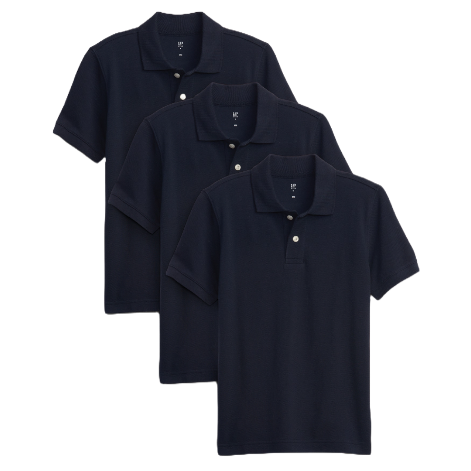 3pk Gap Factory Kids' Polos 12 at Brad's Deals
