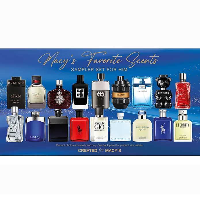Fragrance Samples Mens Cologne Sample Gift Set Men's Cologne