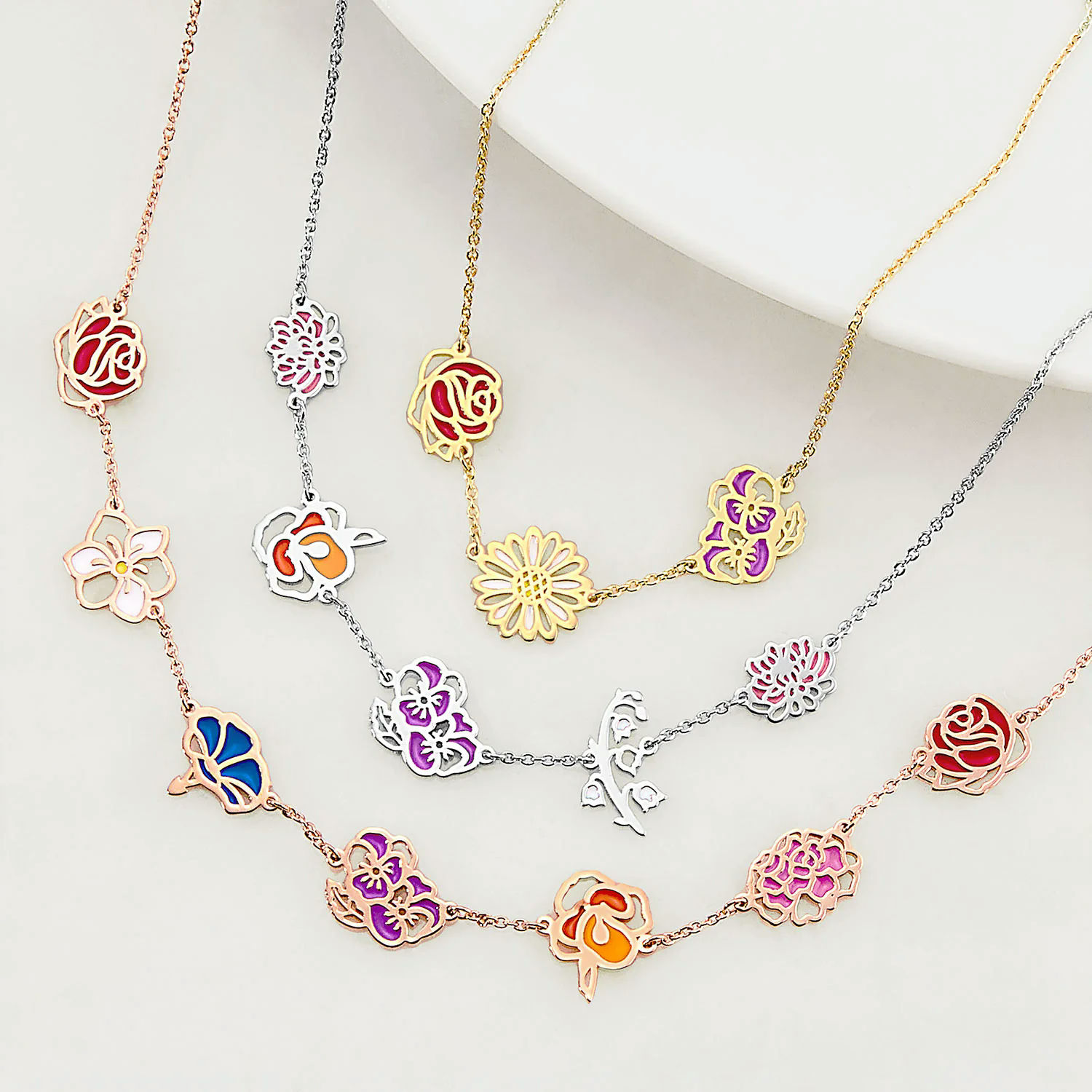 Birth Month Flower Jewelry 20 at Brad's Deals