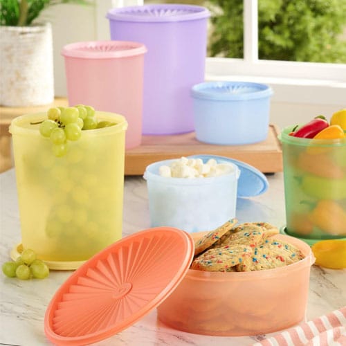 Tupperware Kitchen Set 14pc Tupperware Heritage Canister Set $30 at Brad's Deals