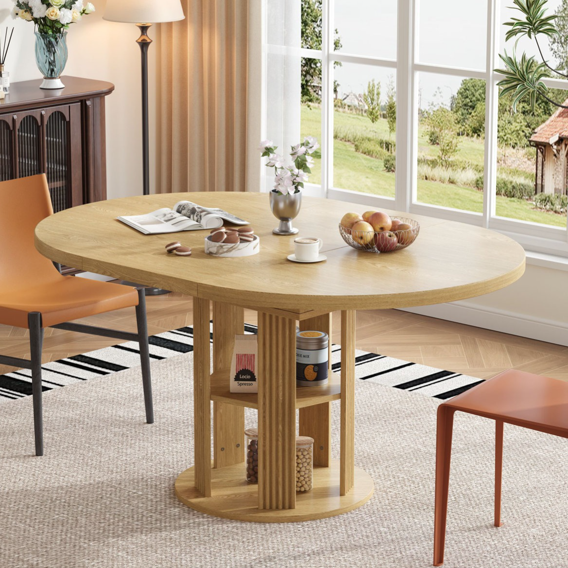 Extendable Dining Table with Storage $110 at Brad's Deals