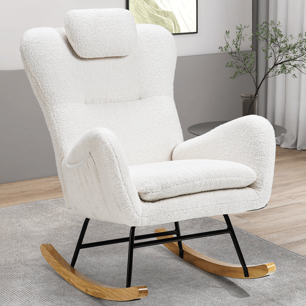 Target Sherpa Rocking Chair Sherpa Wing-Arm Rocking Chair $110 at Brad's Deals