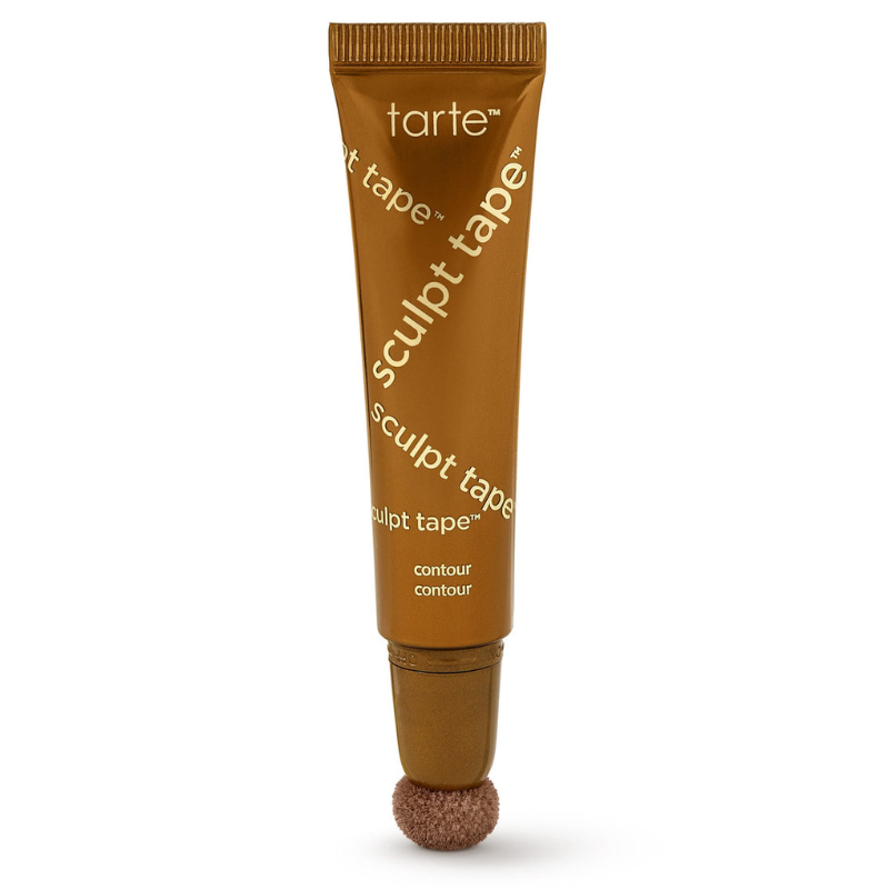 Tarte sculpt tape contour, a cosmetic product in a tube with a cushioned applicator for contouring.