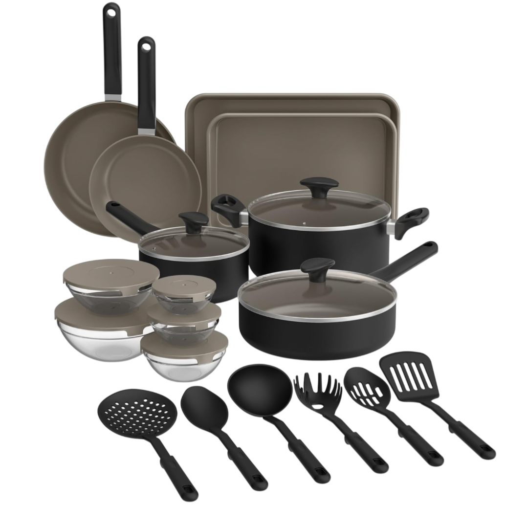 Bella 21pc Cookware Set $37 at Brad's Deals