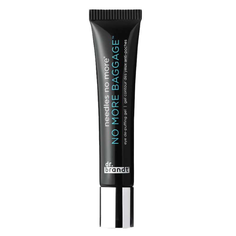 Dr. Brandt Needles No More No More Baggage is an eye de-puffing gel designed to reduce puffiness and dark circles under the eyes.
