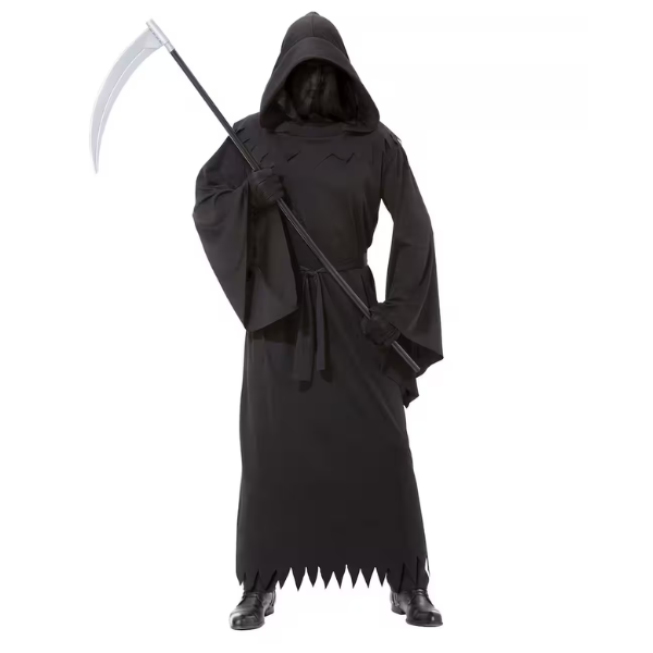 dark hooded costume