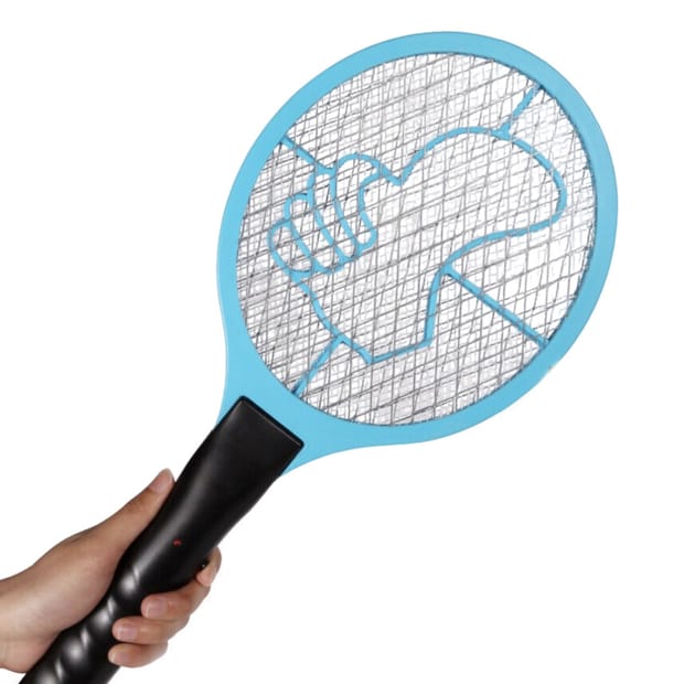 Bug Zapper Racket Cartoon Electric Bug Zapper Racket $5 at Brad's Deals