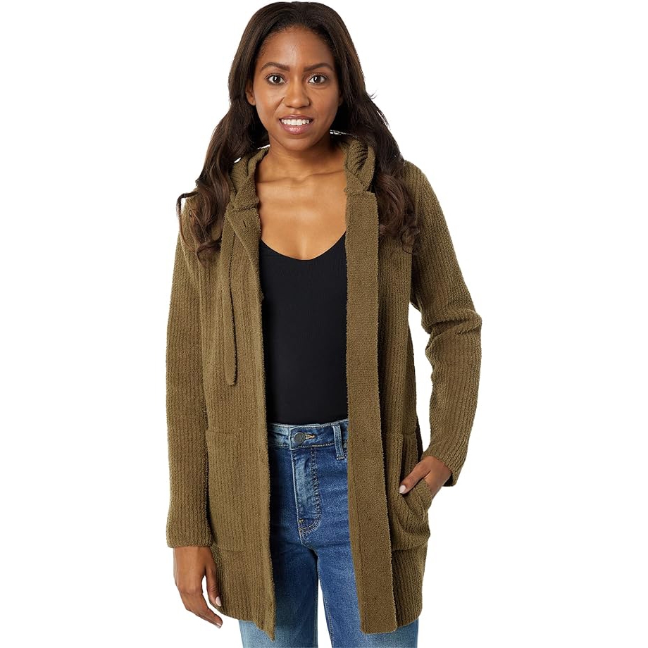 Barefoot Dreams Cozy Hooded Cardigan 61 at Brad's Deals