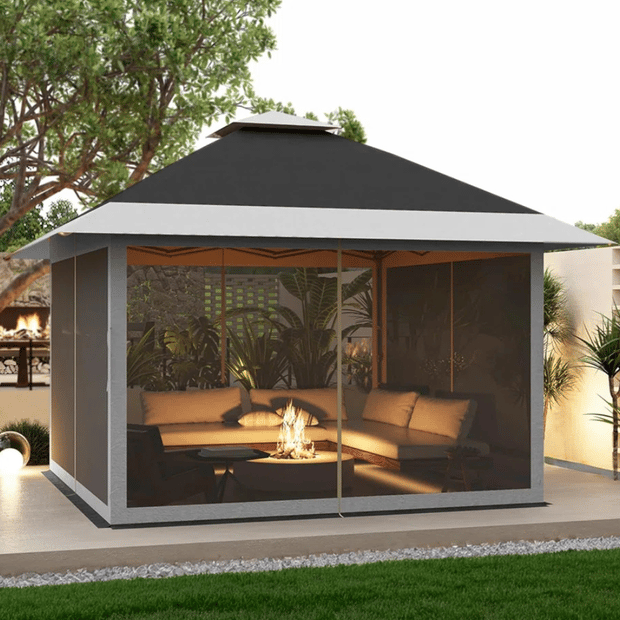 13' x 13' Mosquito Net Gazebo $172