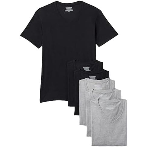 Originally $23.90, this 6-Pack of Men's Amazon Essentials Breathable 100% Cotton V-Neck Undershirts drops to $9.99 at Woot. These shirts are 100% cotton and are Oeko-Tex Certified, which means they have been tested against a list of 1,000+ chemicals. Choose from four color combinations. These shirts are highly rated, recieving an average of 4.3 out of 5 stars from over 32,000 reviews. Shipping is free for Amazon Prime members or when you use a free Prime trial. Otherwise, it adds $6.