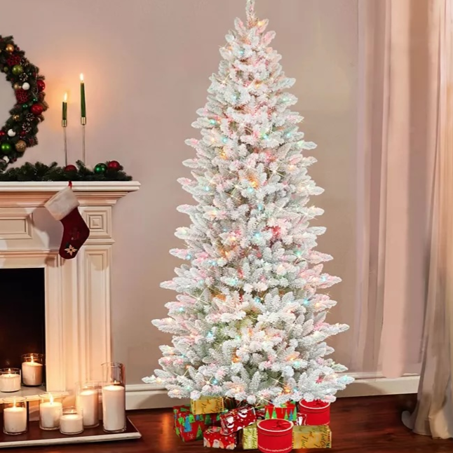$98 Snowy Flocked Tree at Lowest Price