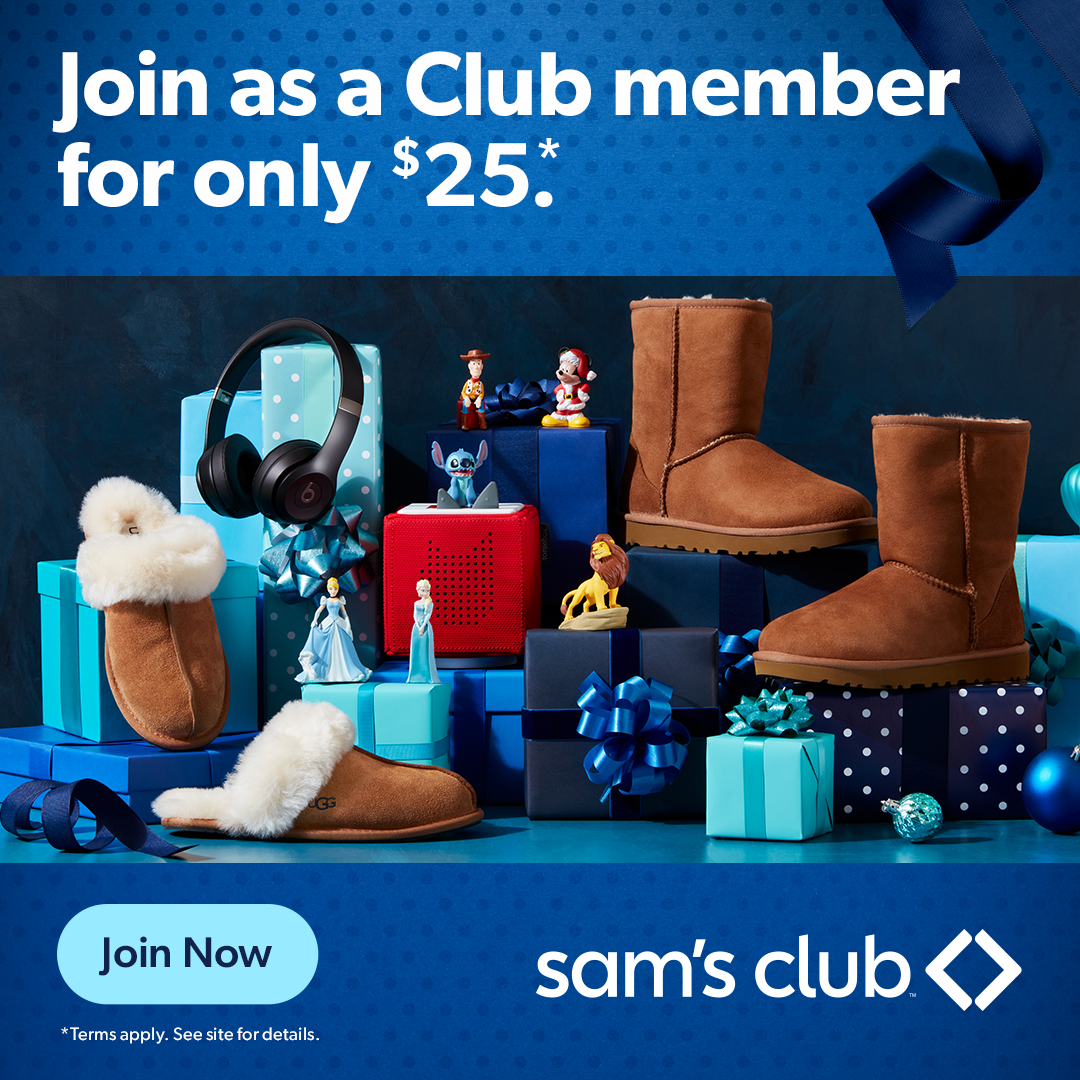 Sam's Club 1Year Membership 25 at Brad's Deals