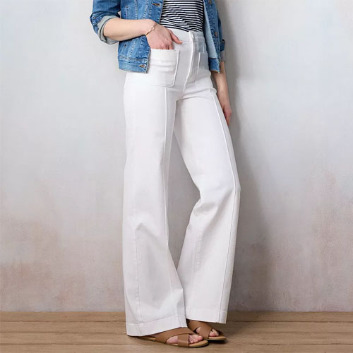 Lauren Conrad Wide-Leg Trouser Jeans $30 at Brad's Deals