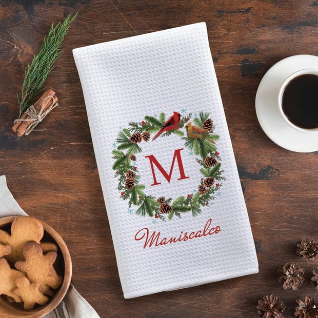 Custom Kitchen Towels from $15 at Brad's Deals