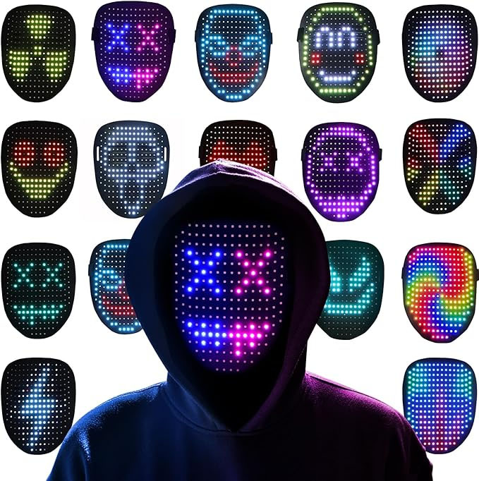 LED Transforming Mask 27 at Brad's Deals