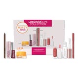 Luscious Lips Collection from ULTA Beauty offers a 7-piece sampler kit including full-size lip liner, lip plumper, lip gloss, and lip balm from brands like Too Faced, Buxom, Milani, Anastasia Beverly Hills, and Tarte.