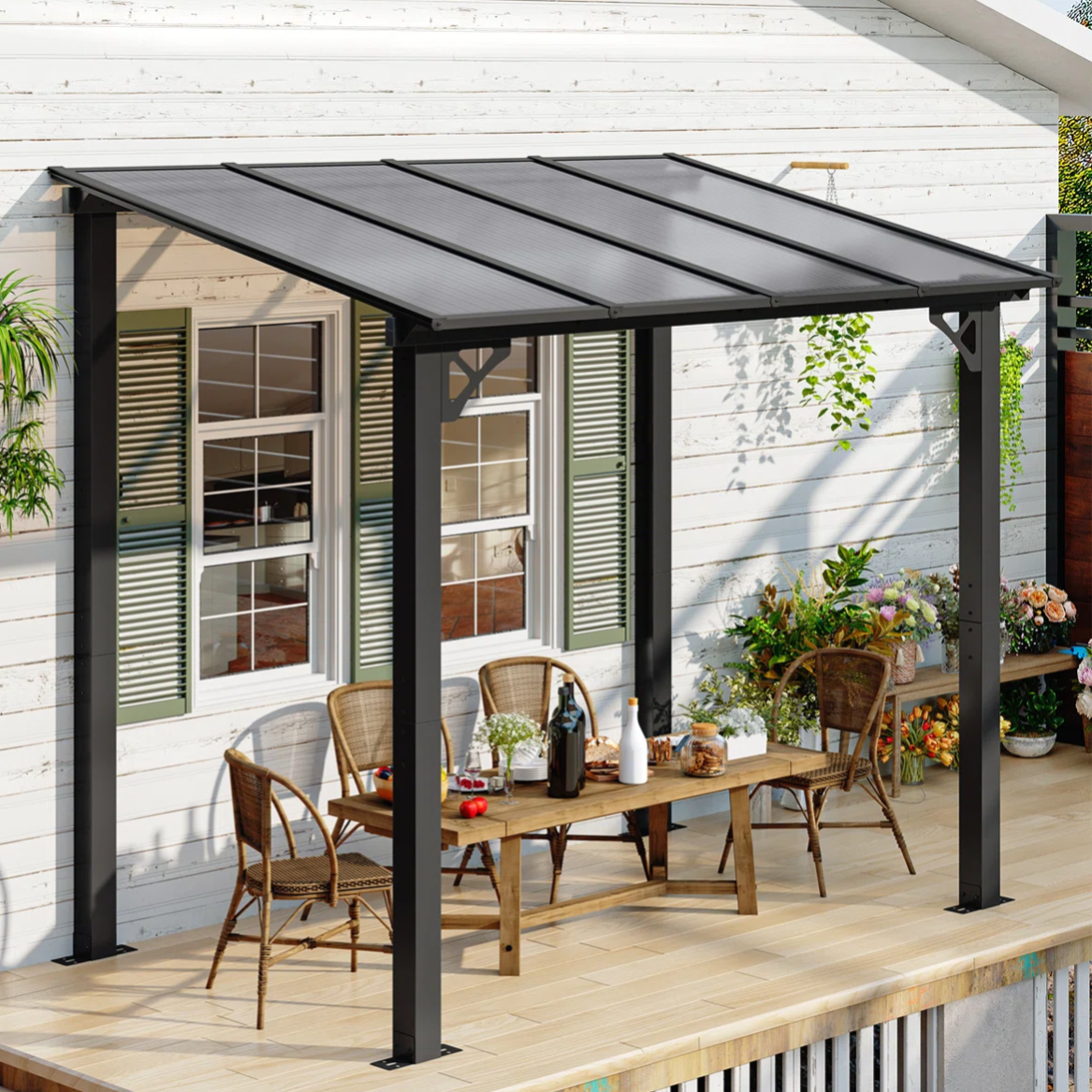 8' x 5' Sloped Aluminum Awning $179