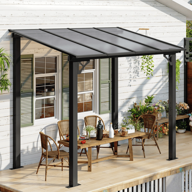 8' x 5' Sloped Aluminum Awning $179