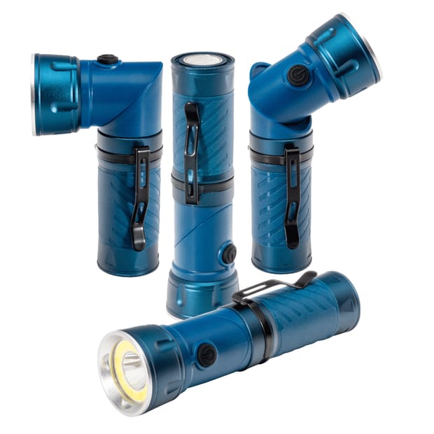 4 Rotatable Aluminum Flashlights $24 at Brad's Deals