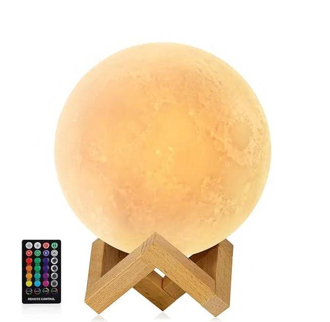 16-Color LED Moon Lamp $8 at Brad's Deals