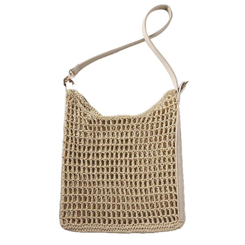 Mesh Raffia Shoulder Bag $60 at Brad's Deals
