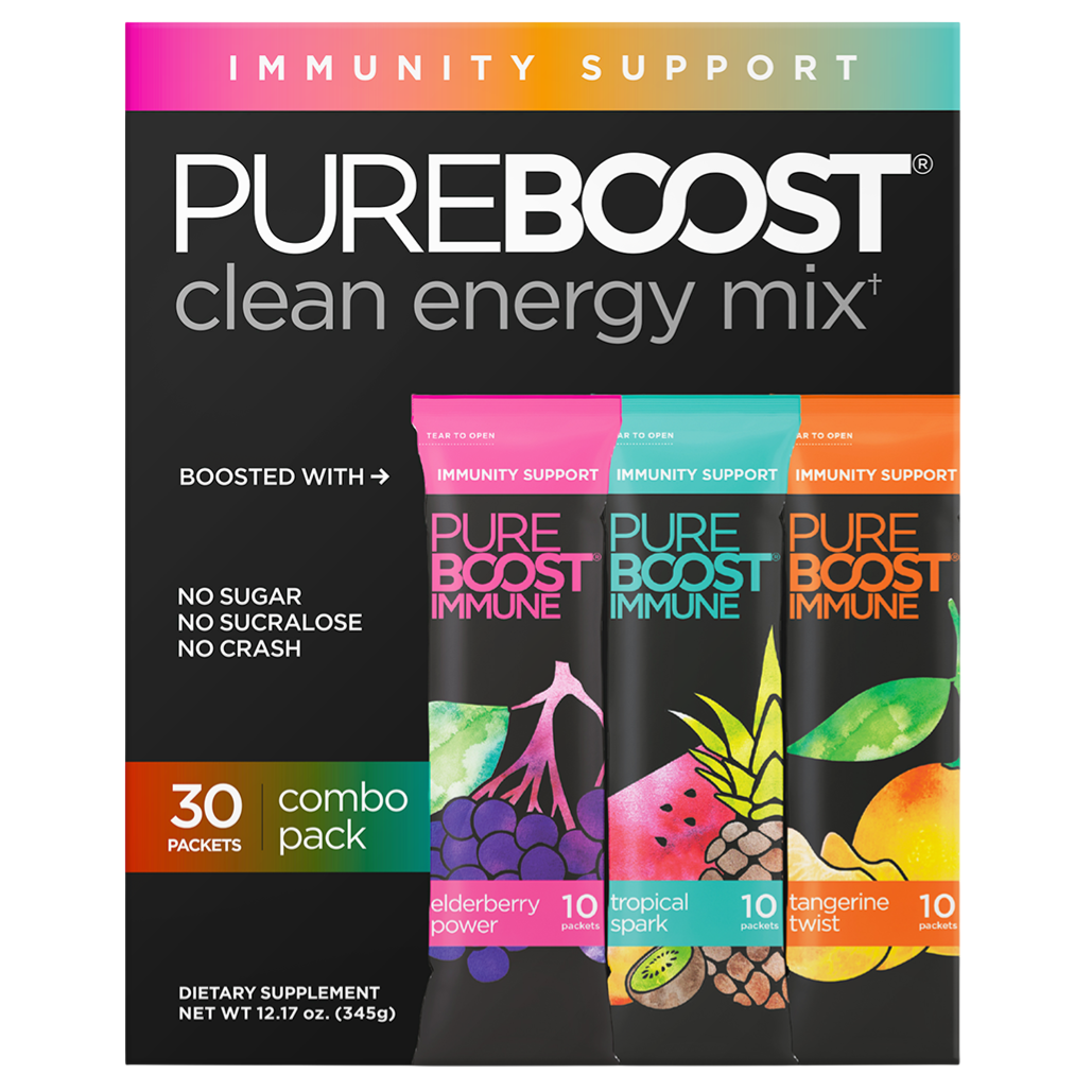 Pureboost Immune Clean Energy Mixes $20 at Brad's Deals