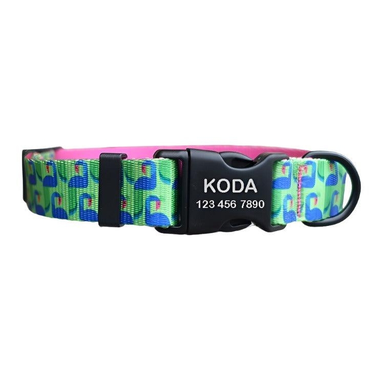 Custom Engraved Personalized Dog Collar with Name