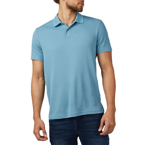 Knit Polo With Golf Clubs